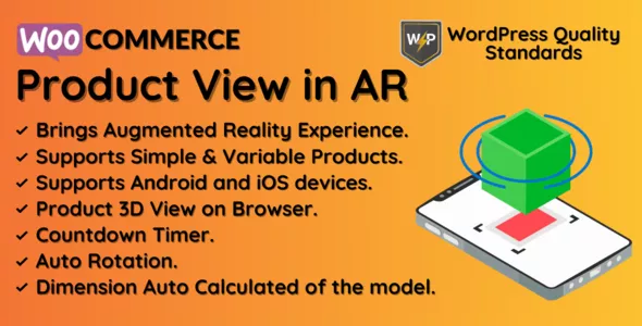 WooCommerce Product View in AR (Augmented Reality) v1.2.2
