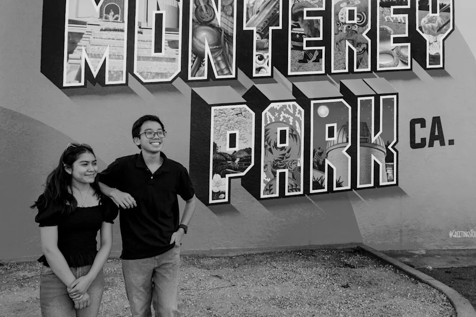 Teenagers Aline Ramos and Drexel Ngo