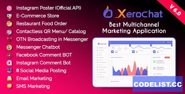 XeroChat v6.0 - Best Multichannel Marketing Application (SaaS Platform) - nulled