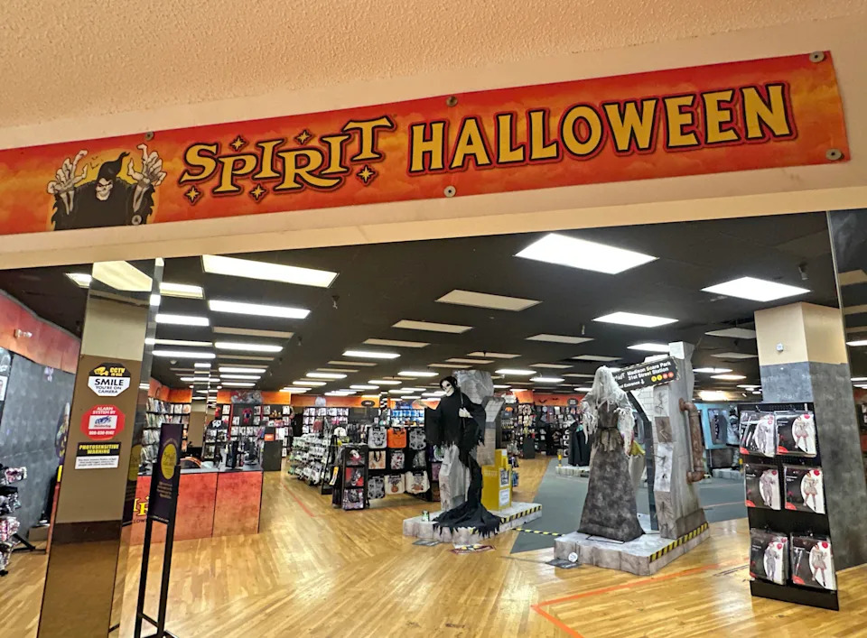 The Spirit Halloween store at the Valley River Center in Eugene.
