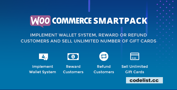 WooCommerce Smart Pack v1.4.8 - Gift Card, Wallet, Refund & Reward