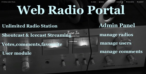 Web Radio Portal v1.1 Web Radio Portal v1.1