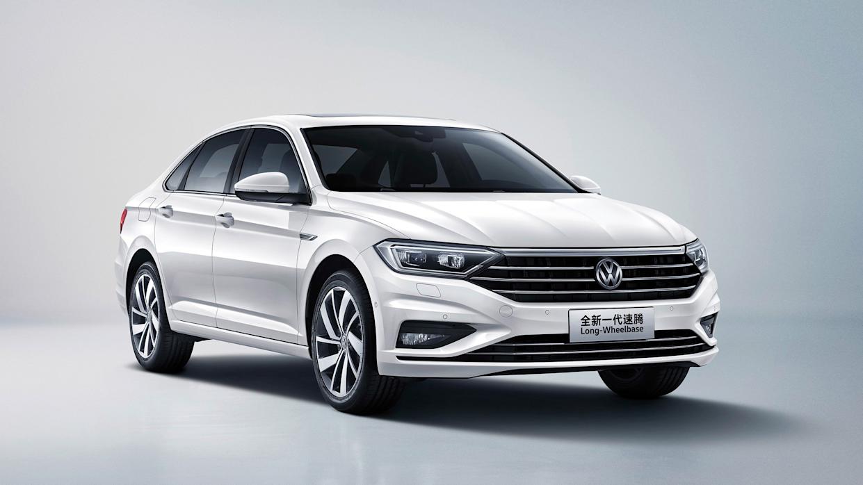 The combustion-engine VW Sagitar is one of the automaker&#39;s bestsellers in China. Future ICE models from VW will use electronic architecture developed with Xpeng.