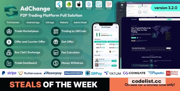 adChange v3.2.0 - P2P Trading Platform Full Solution - nulled