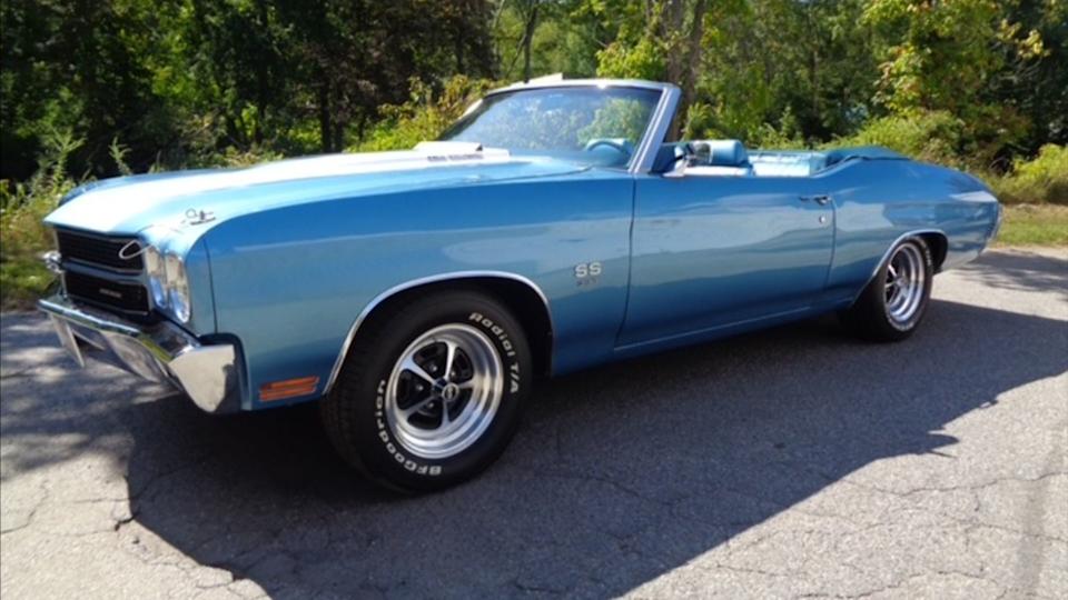 Supercharged 1970 Chevy Chevelle SS Convertible at Premier Auctions