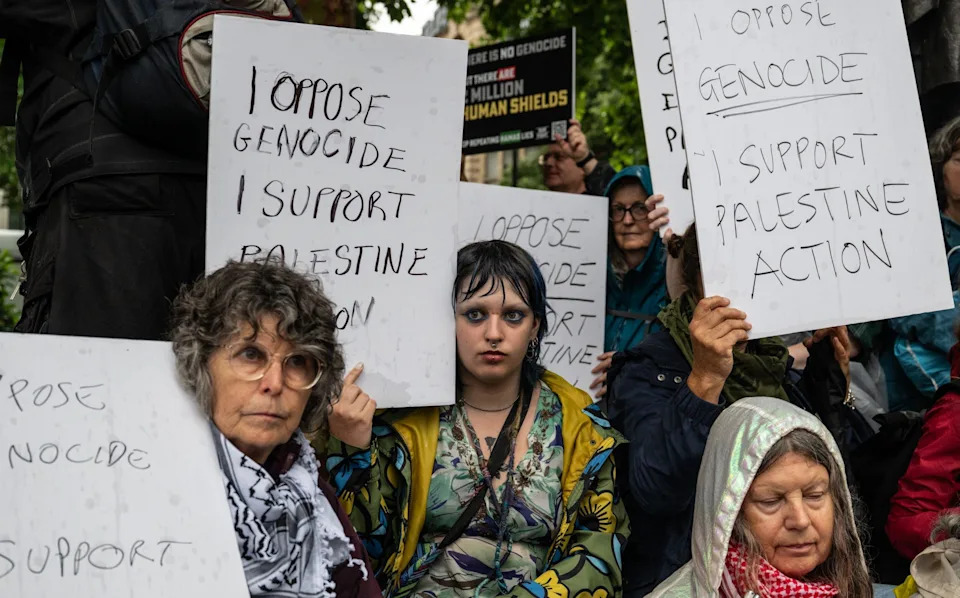 Last month, protesters took to the streets in support of Palestine Action