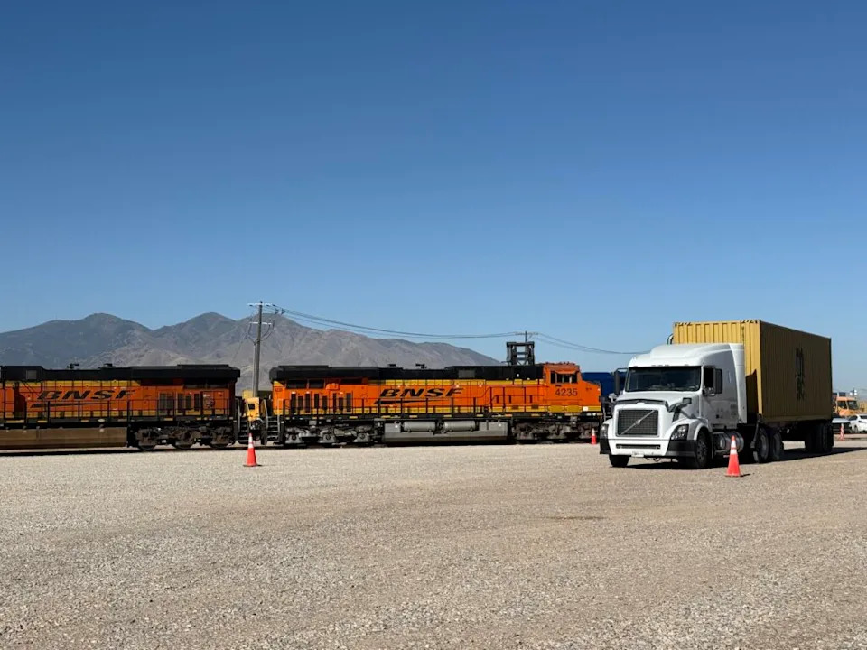  New BNSF Railway Salt Lake City Intermodal Facility on July 31, 2025 (Alixel Cabrera/Utah News Dispatch)
