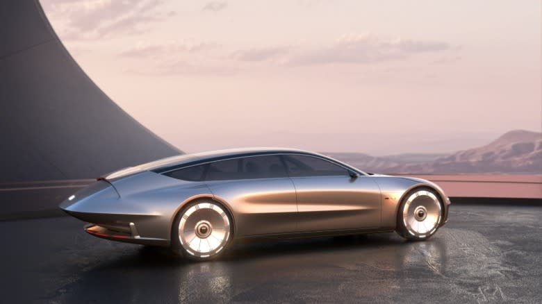 Rear 3/4 view of the Buick Electra Orbit concept