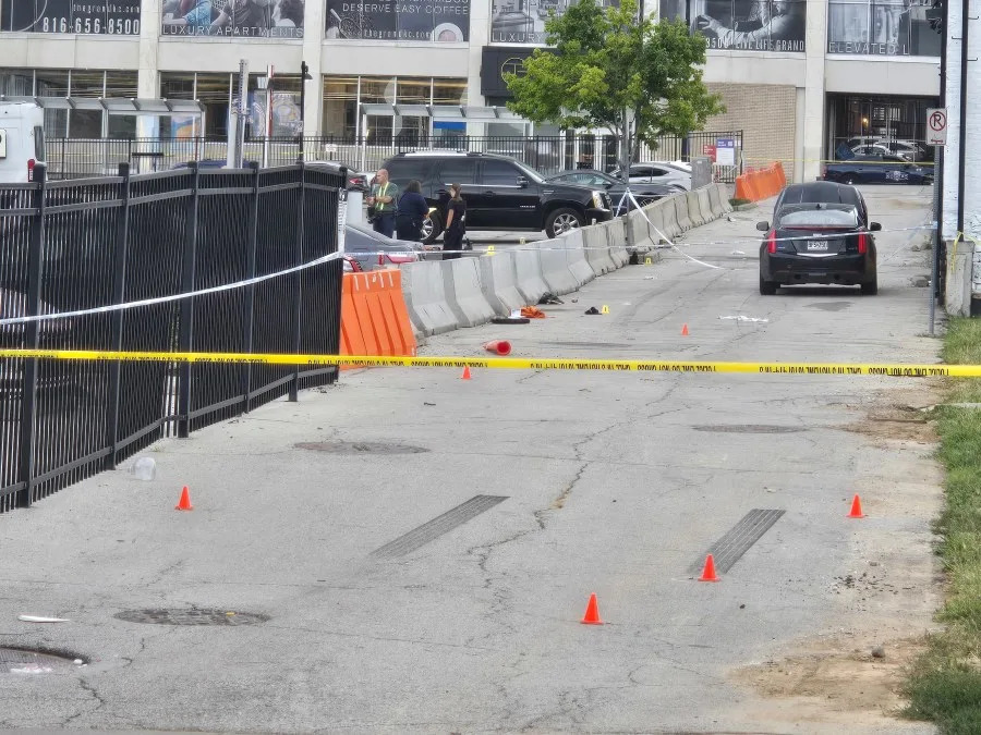 A shooting in downtown Kansas City left two men dead, a juvenile critically hurt and two other victims hospitalized on Sunday, August 24, 2025.