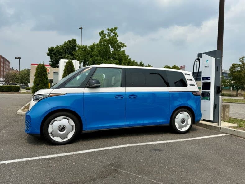 Charging the VW. ID Buzz EV