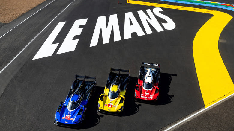 Three V-Series racers celebrate Cadillac's return to Le Mans
