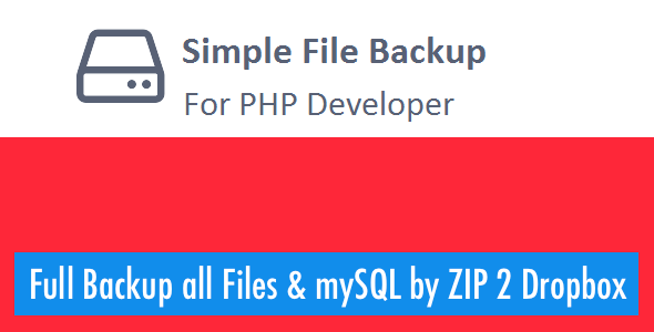 Simple Backup Files and MySQL using PHP Simple Backup Files and MySQL using PHP