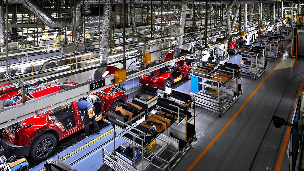 Toyota Is Recycling Old EV Batteries to Help Power Mazda’s Production Line