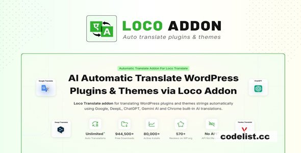 LocoAI v2.0.9 – Auto Translate for Loco Translate (Pro)