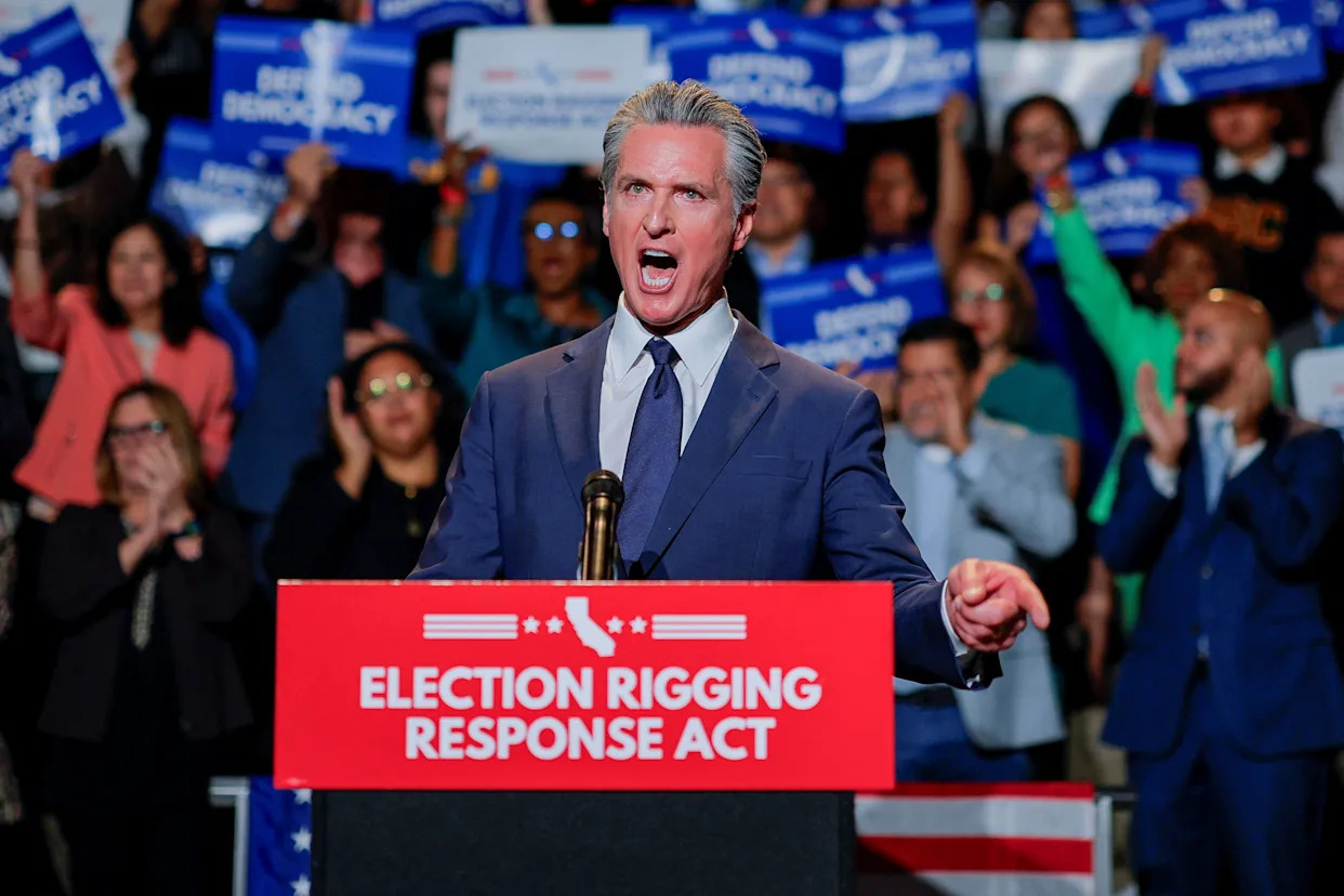 Gavin Newsom bets on MAGA liberalism