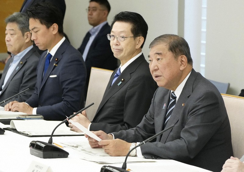 石破首相「輸入規制撤廃へ政府一丸」　原発や処理水巡る関係閣僚会議