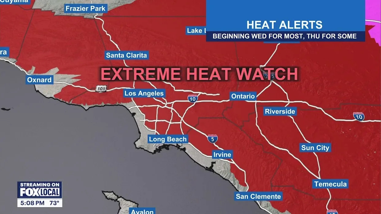 Southern California to get hit by most intense heat wave this week, drawing fire concerns