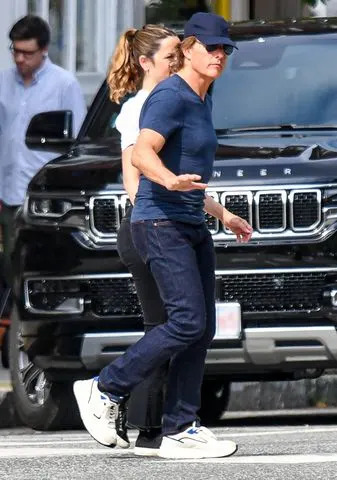 TheImageDirect.com Ana de Armas (left) and Tom Cruise (right) in Vermont on July 27