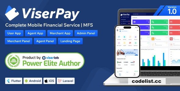 ViserPay v1.0 - Complete Mobile Financial Service - nulled