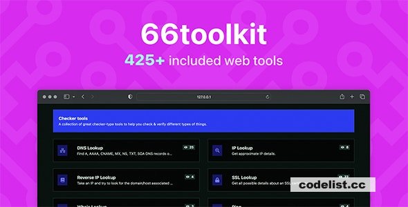 66toolkit v27.1.0 - Ultimate Web Tools System (SAAS) - nulled