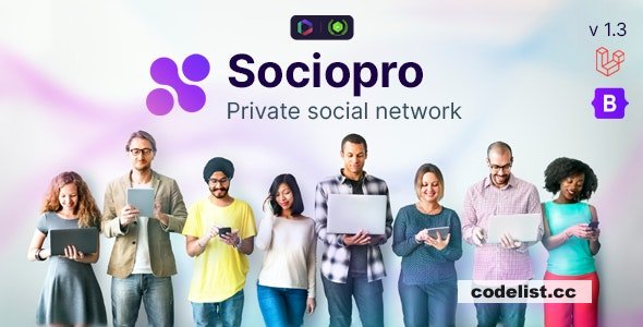 Sociopro v2.4 - The Ultimate Private Social Network - nulled