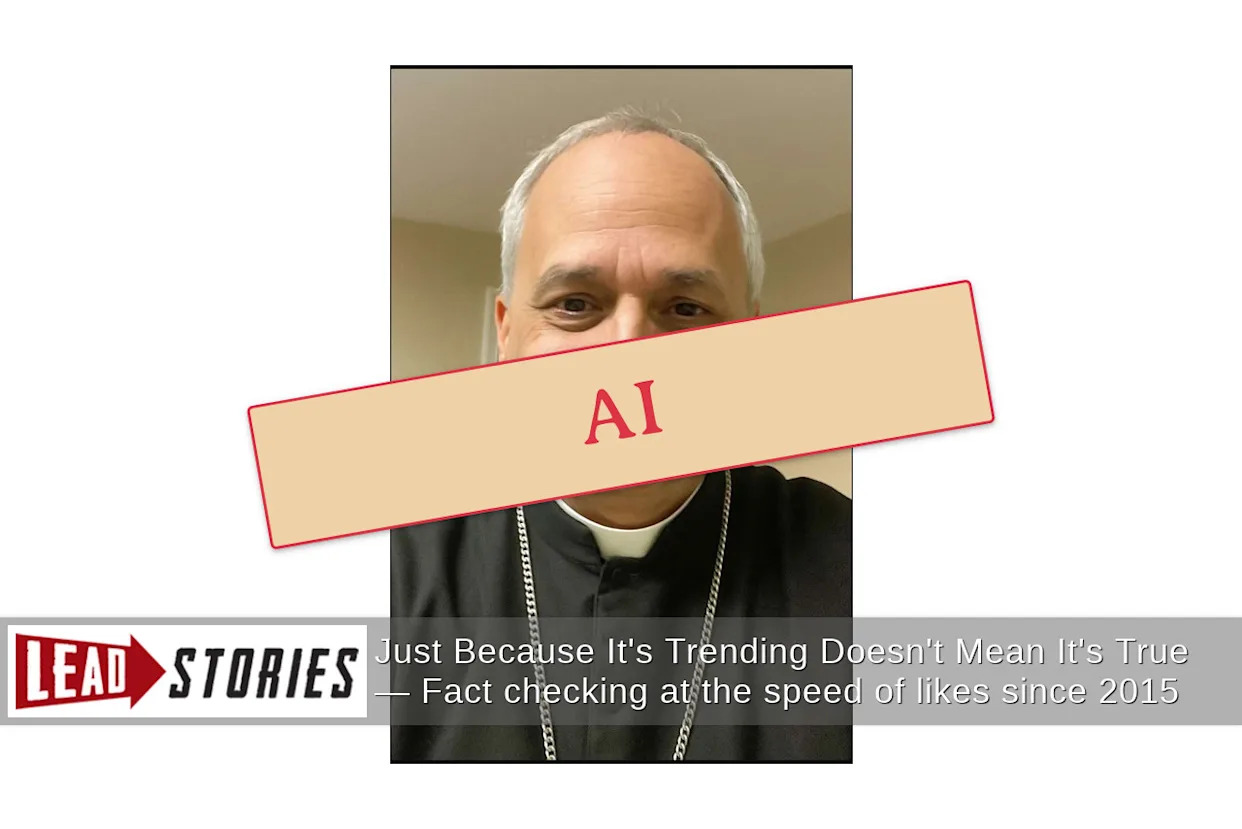 Fact Check: TikTok Video Labeled "Important Prayer From Pope Leo" Is NOT Authentic