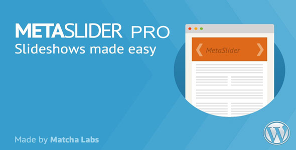 MetaSlider Pro v2.18.0 - WordPress Plugin