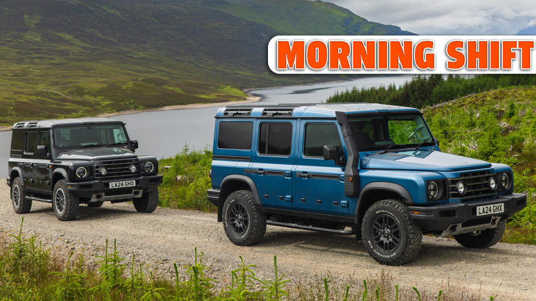 Ineos SUVs in nature