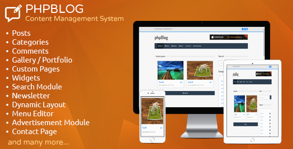 phpBlog v1.2 - Content Management System
