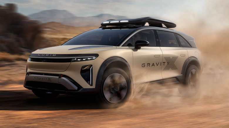 Lucid Gravity X Concept Wants To Conquer The Off-Road World