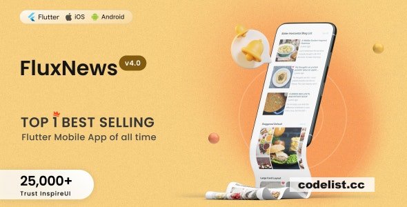 FluxNews v5.2.0 - Flutter mobile app for Wordpress