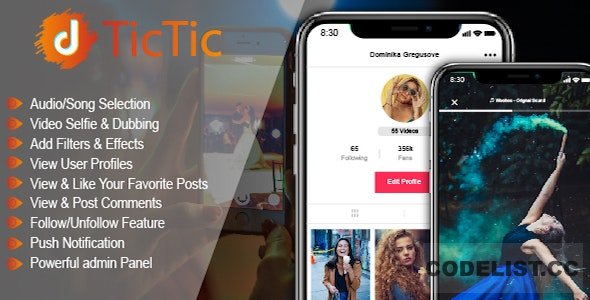 TicTic - IOS media app for creating and sharing short videos - 20 November 2024