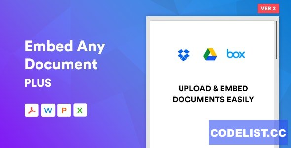 Embed Any Document Plus v2.7.0 - WordPress Plugin