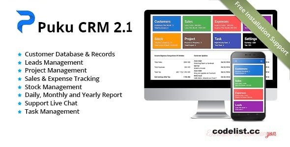 Puku CRM v2.1 - Realtime Open Source CRM