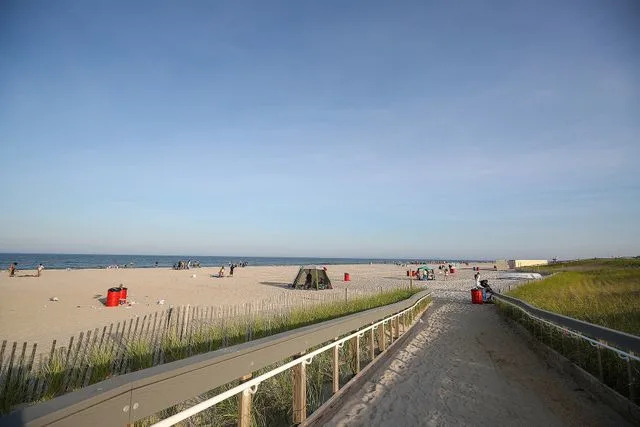 Tayfun Coskun/Anadolu Agency via Getty Seaside Heights Beach in Jersey Shore in 2020
