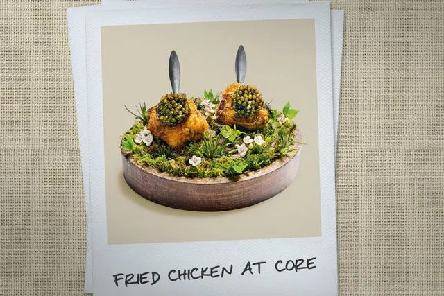 Netflix Fried chicken at core image from With Love, Meghan
