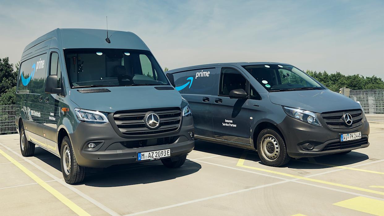 Mercedes to provide Amazon with 5,000 electric delivery vans; largest deployment in Europe