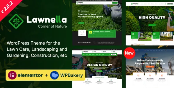 Lawnella - Gardening & Landscaping WordPress Theme v1.6