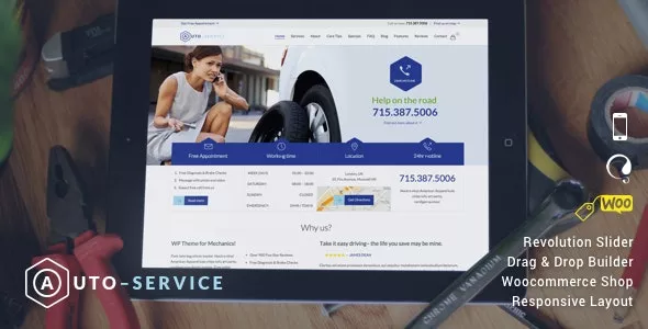 Auto Mechanic WordPress Theme v22.6