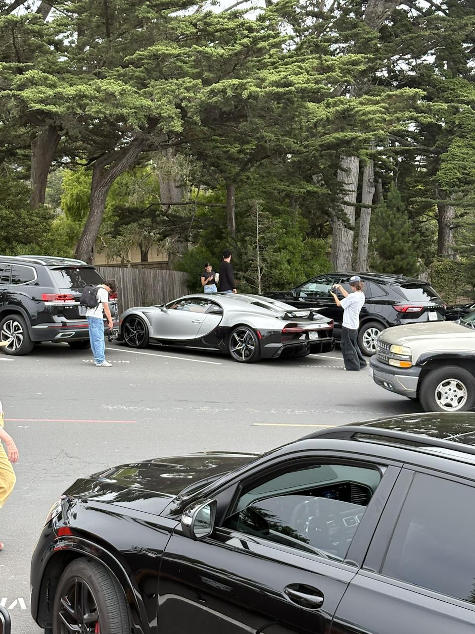 Street-parked Bugatti Chiron