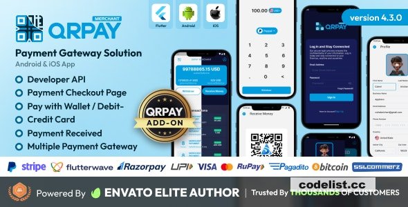QRPay Merchant v4.3.0 - Payment Gateway Solution
