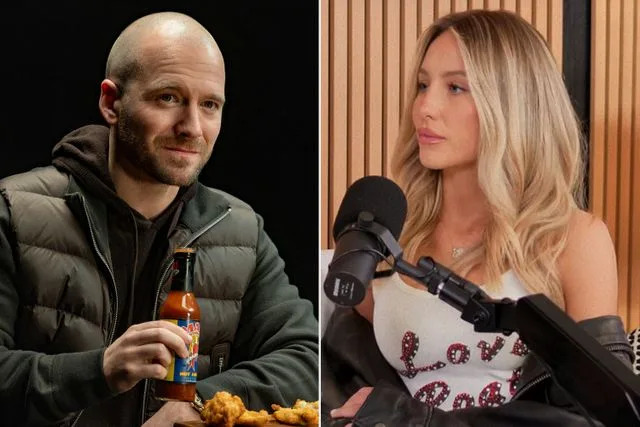 John P. Johnson/Netflix; Netflix 'Hot Ones' host Sean Evans in 'Happy Gilmore 2' ; Alix Earle in 'Happy Gilmore 2.'
