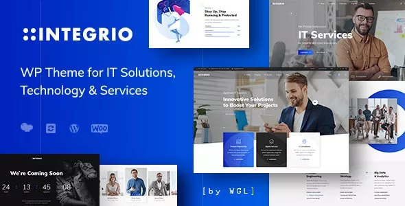 Integrio - IT Solutions and Services Company WordPress Theme v1.1.6