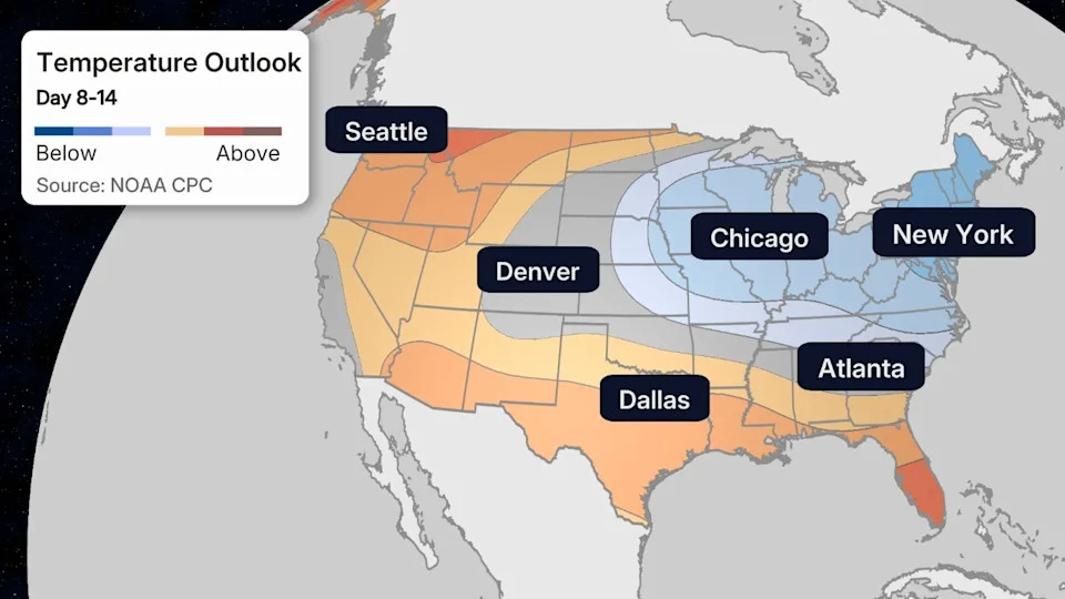 Long Range Temperature Outlook
