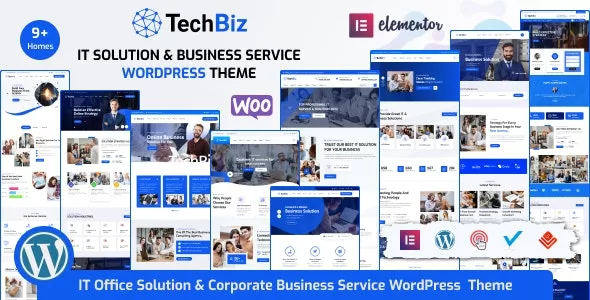 Techbiz - IT Solution & Business Consulting Service WordPress Theme v2.7.2