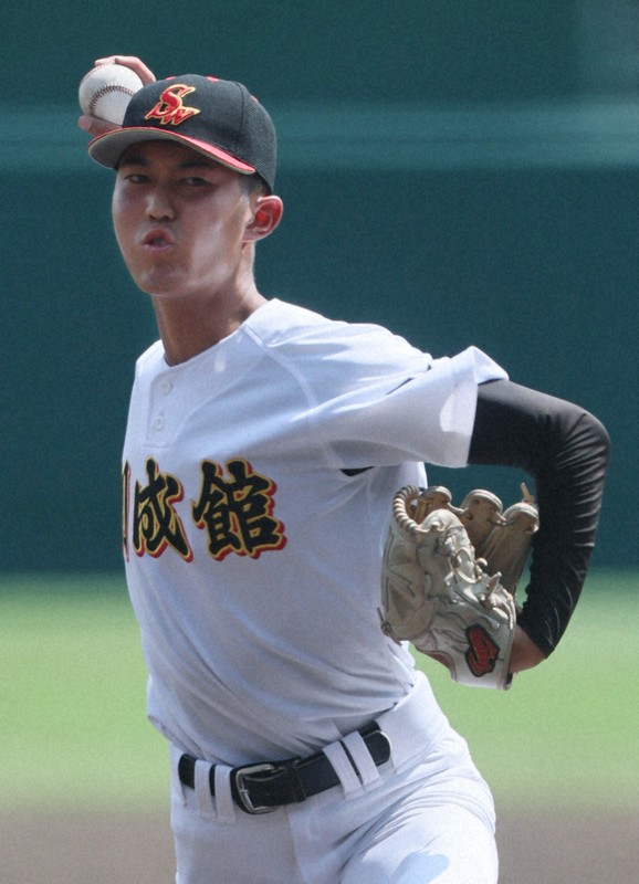 創成館の右腕・奥田晴也　六回まで「ノーノー」で降板　夏の甲子園