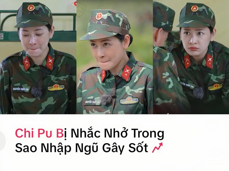 Chi Pu gây chú ý ở 'Sao nhập ngũ', diễn viên Minh Tiệp làm Phó giám đốc