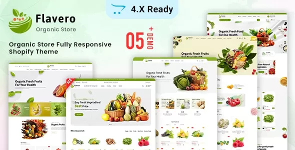 Flavero - Organic Food OpenCart Store v2.0.7
