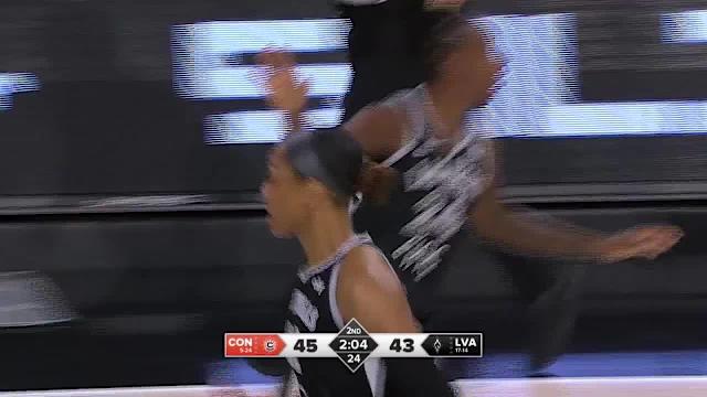 Aces star A'ja Wilson makes WNBA history with 32-point, 20-rebound outing in win over Sun