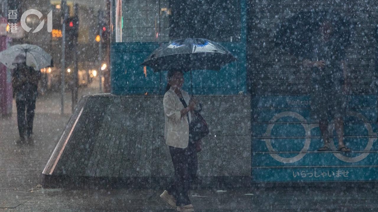 黑雨｜天文台總部錄355.7毫米雨量　破141年八月單日最高雨量紀錄
